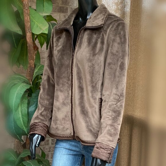 Pendleton Velour Satin Trim Jacket Sz L - Picture 3 of 16